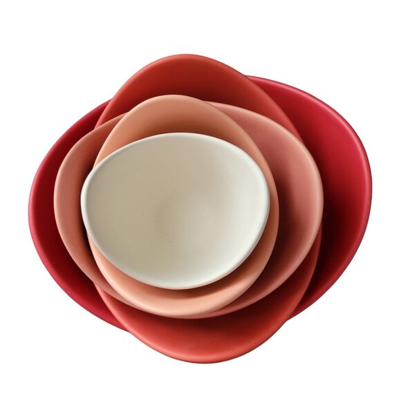 Wabi Ceramic Lotus Nesting Bowls - Picture 4 of 4